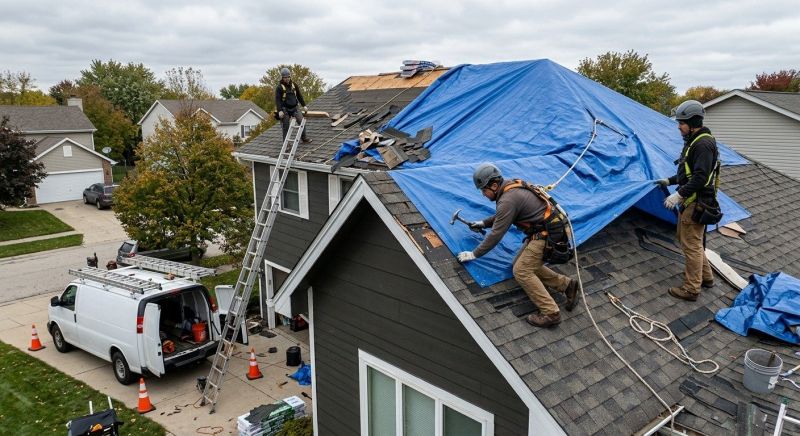 A Frame Roof Repair in Pinckney, MI