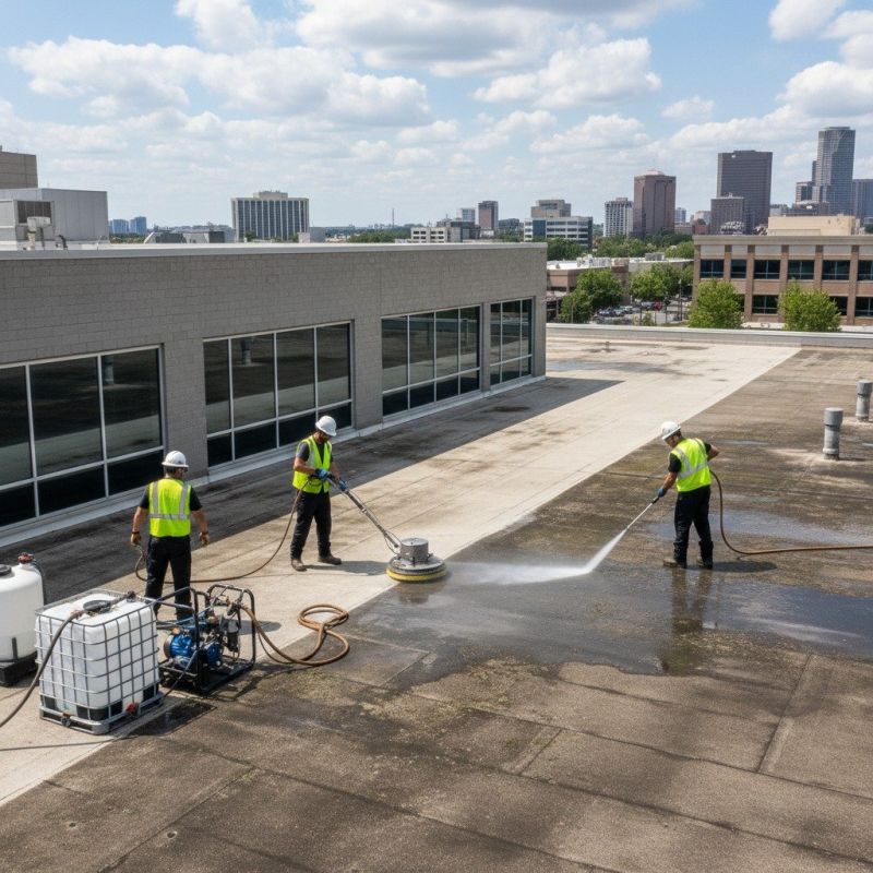 Our team working on Roofing Service projects in Pinckney, MI