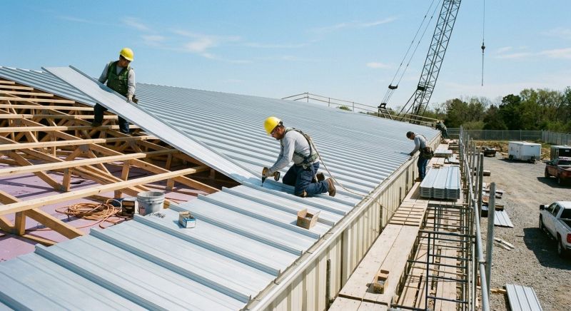 Aluminum Roof Installation in Manchester, MI