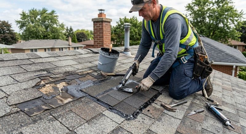 Asphalt Roof Leak Repair in Dexter, MI