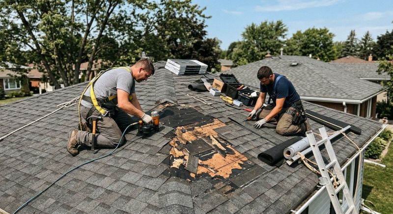 Asphalt Roof Repair in Northville, MI