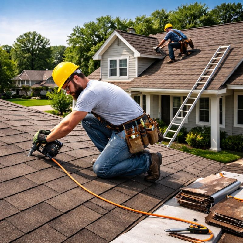Asphalt Shingles Installation in Northville, MI