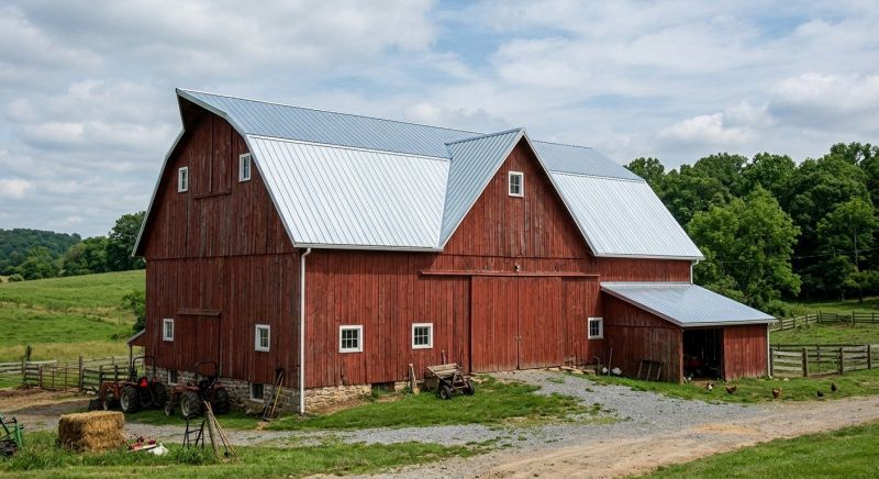 Barn Roof Replacement in Dexter, MI