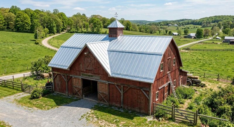 Barn Roof Replacement in Milford, MI