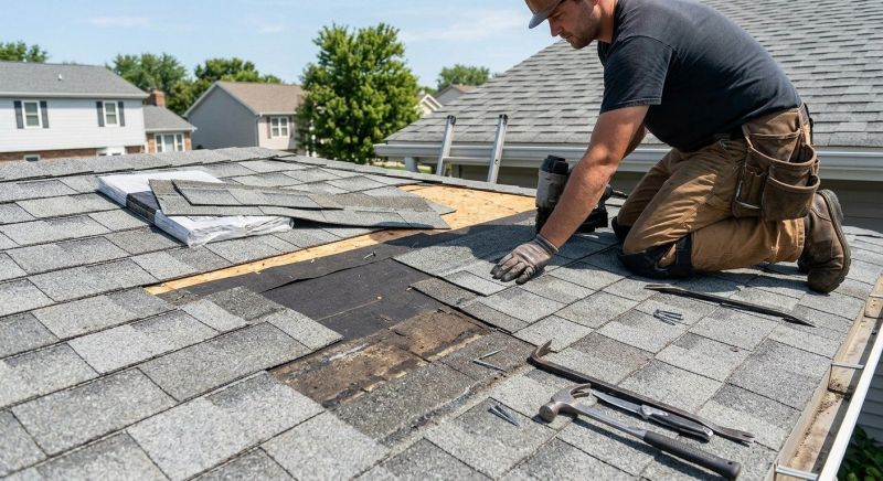 Composite Roof Repair in Pinckney, MI