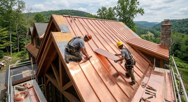 Copper Roof Installation in Pinckney, MI