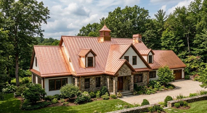 Copper Roof Replacement in Pinckney, MI
