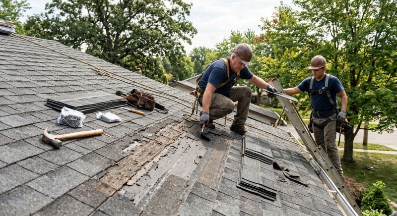 Damaged Roof Repair in Wixom, MI