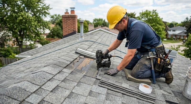 Hip Roof Shingle Replacement in Pinckney, MI