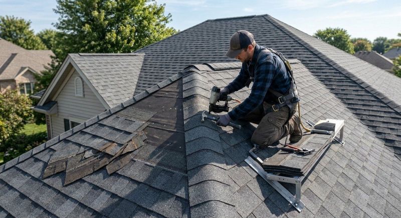 Hip Roof Shingle Replacement in Pinckney, MI