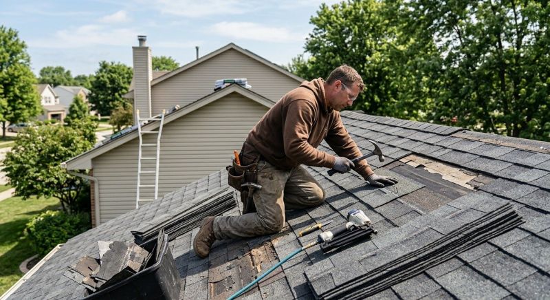 House Roof Repair in Highland, MI