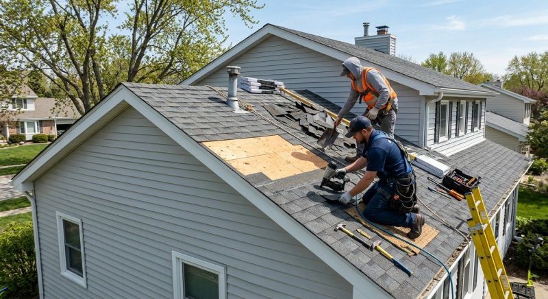 House Roof Repair in Pinckney, MI