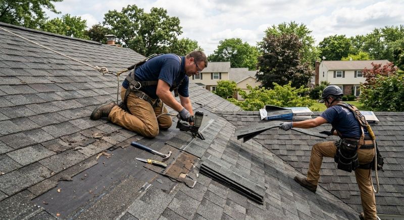 House Roof Repair in Novi, MI