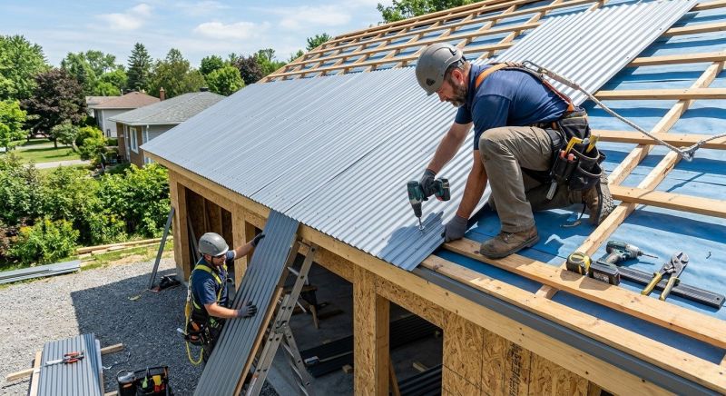 Metal Roof Installation in Gregory, MI