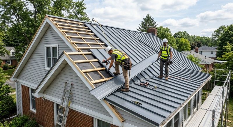 Metal Roof Installation in Hartland, MI