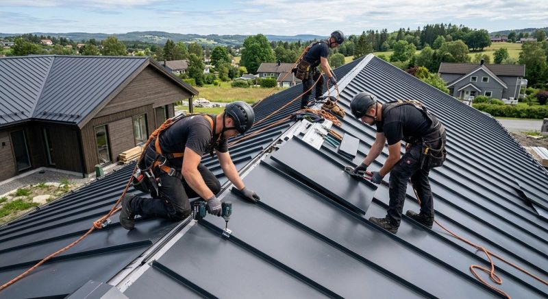 Metal Roof Installation in Novi, MI