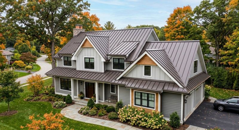 Metal Roof Replacement in Novi, MI