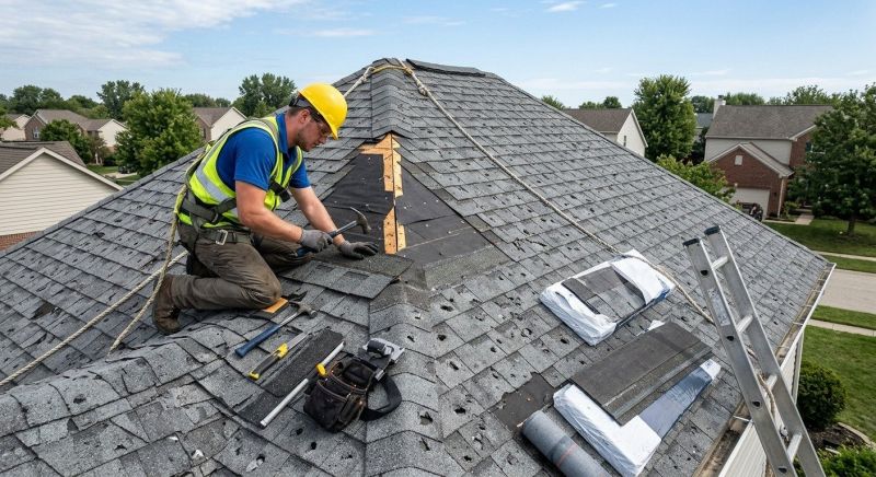 Roof Damage Repair in Brighton, MI