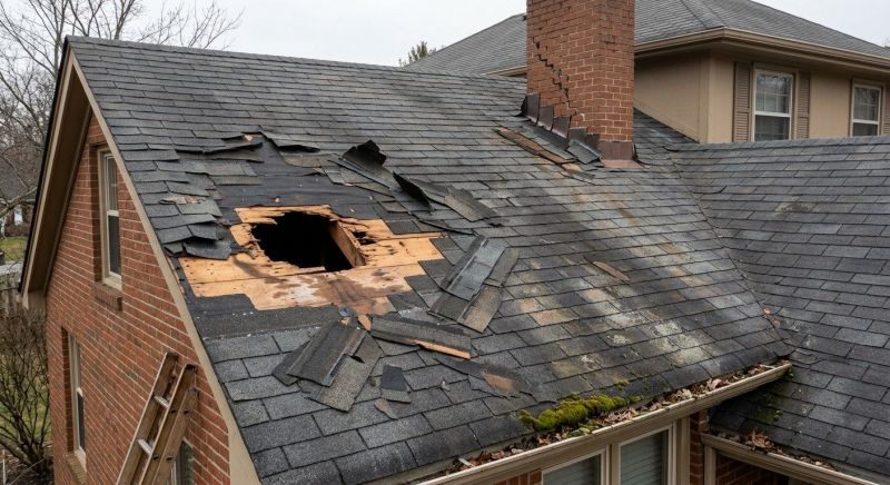 Roof Damage Restoration in Livingston County, MI