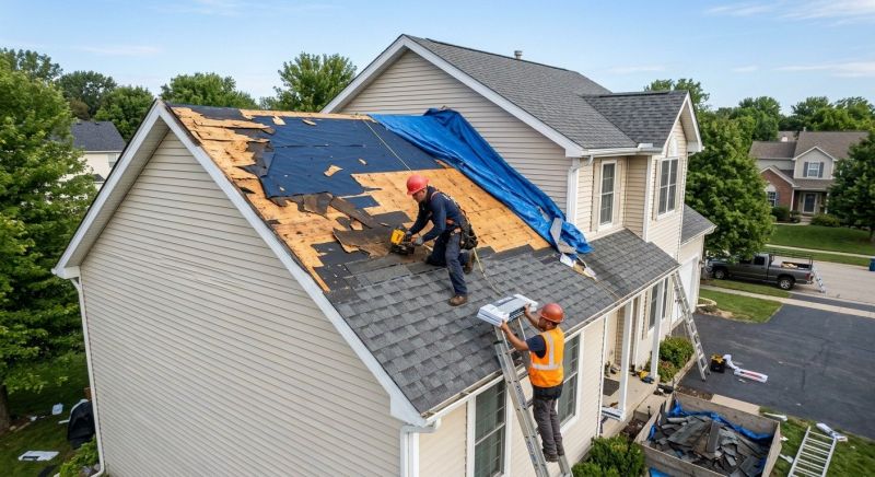 Roof Damage Restoration in Plymouth, MI
