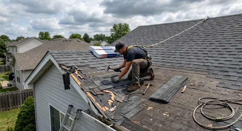 Roof Damage Restoration in South Lyon, MI