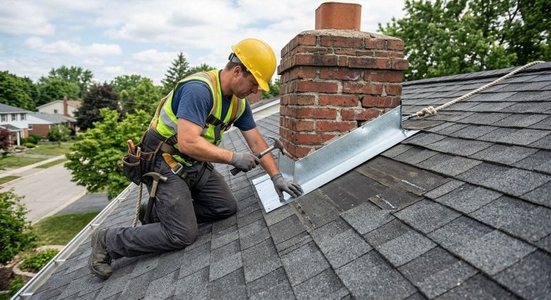 Roof Flashing Installation in Fowlerville, MI