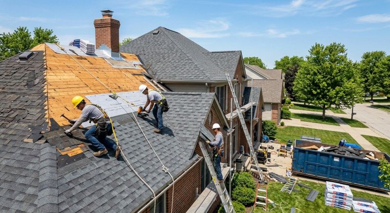 Roof Reshingling in Pinckney, MI