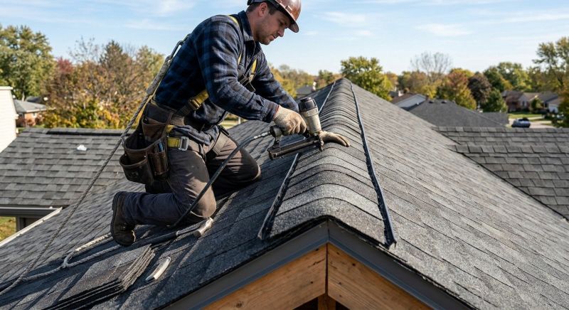 Roof Ridge Repair in Pinckney, MI