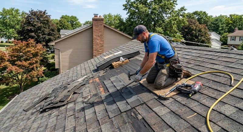 Shingles Repair in Milford, MI