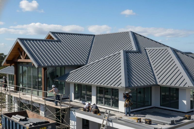 Steel Roof Replacement in Wixom, MI