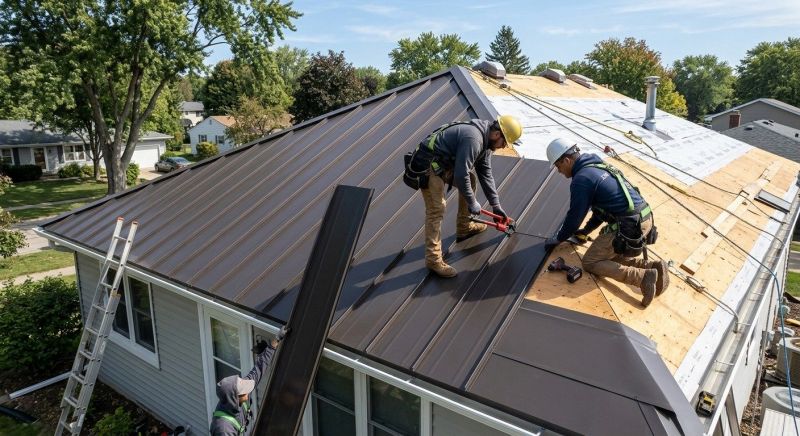 Tin Roof Installation in Brighton, MI