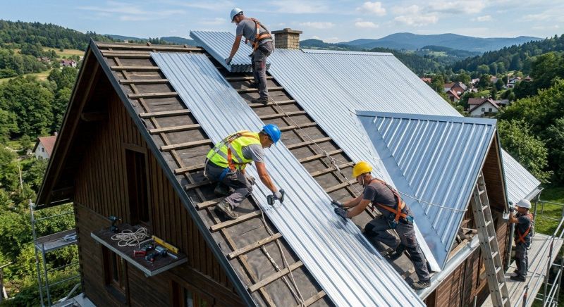Tin Roof Installation in Gregory, MI