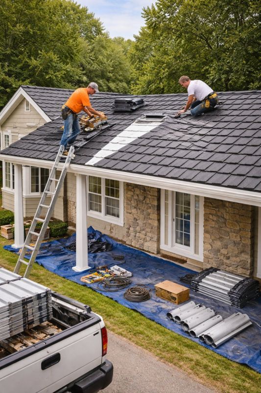 Tin Roof Installation in Gregory, MI
